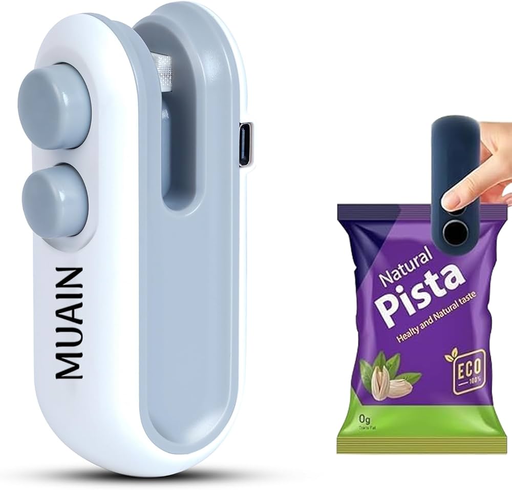 Portable Mini Heat Bag Sealer | Rechargeable Plastic Bag Resealer
