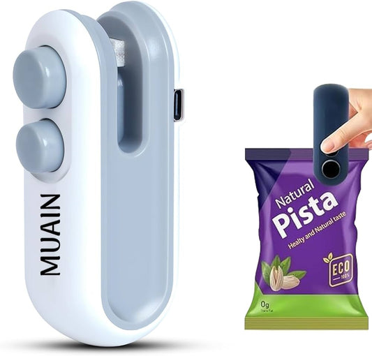 Portable Mini Heat Bag Sealer | Rechargeable Plastic Bag Resealer