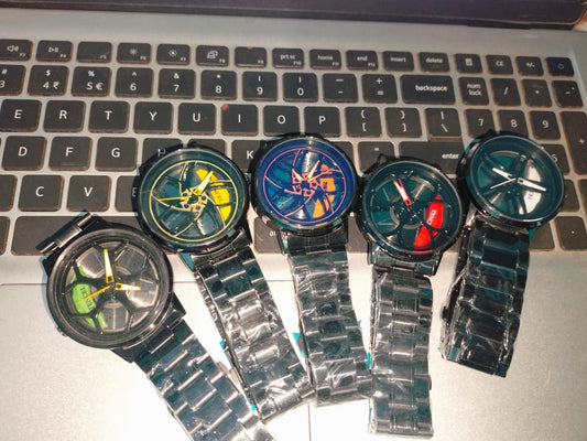Stereoscopic Car Wheel Watch