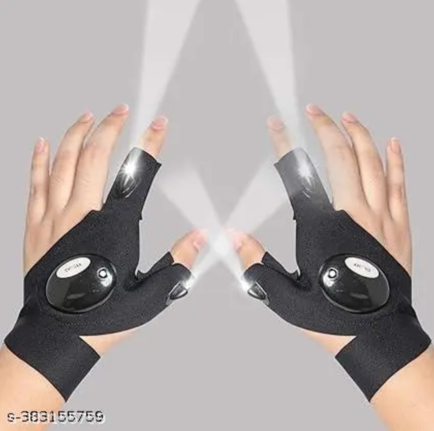 LED Flashlight Gloves – Hands-Free Lighting Tool for Night Work, Repair & Outdoor Use