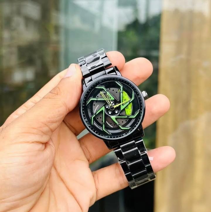 Stereoscopic Car Wheel Watch